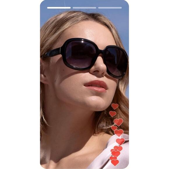 miyya Bug Eye Oversized Polarized Sunglasses Womens Retro UV Protection Shades - Picture 2 of 8